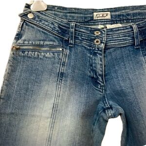 Vintage Flared Blue Jeans